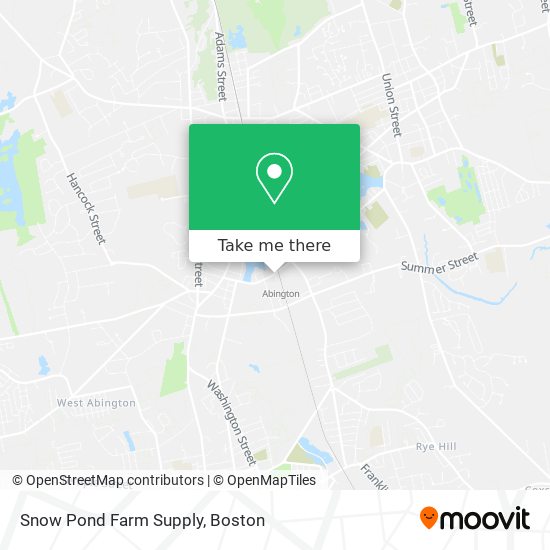 Mapa de Snow Pond Farm Supply