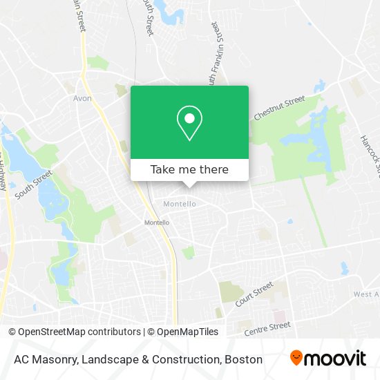 AC Masonry, Landscape & Construction map