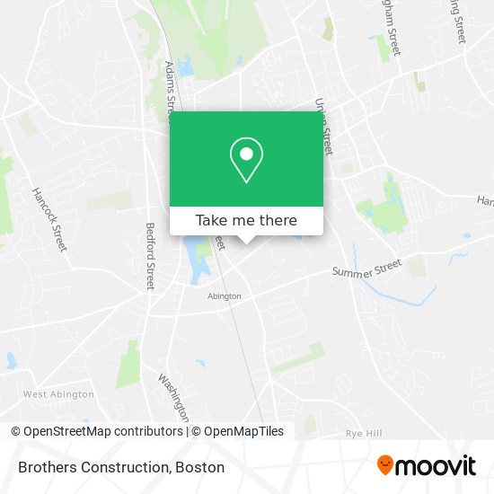 Brothers Construction map