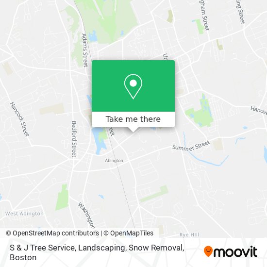 S & J Tree Service, Landscaping, Snow Removal map