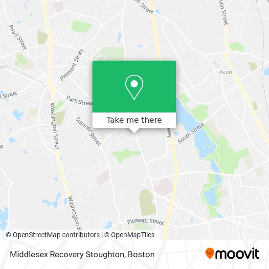 Middlesex Recovery Stoughton map