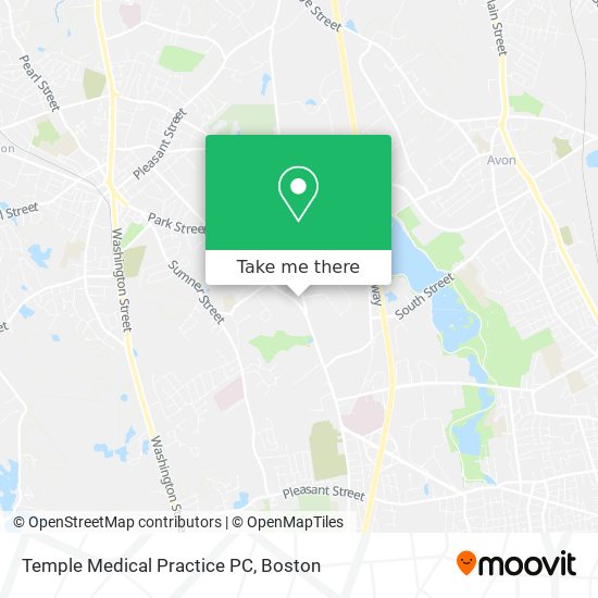 Mapa de Temple Medical Practice PC