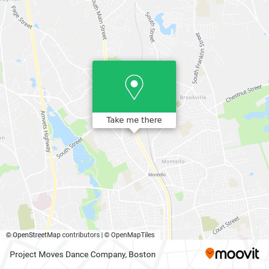 Mapa de Project Moves Dance Company
