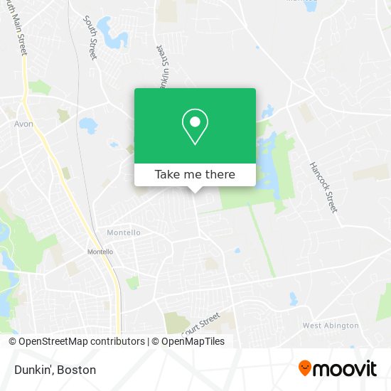 Dunkin' map