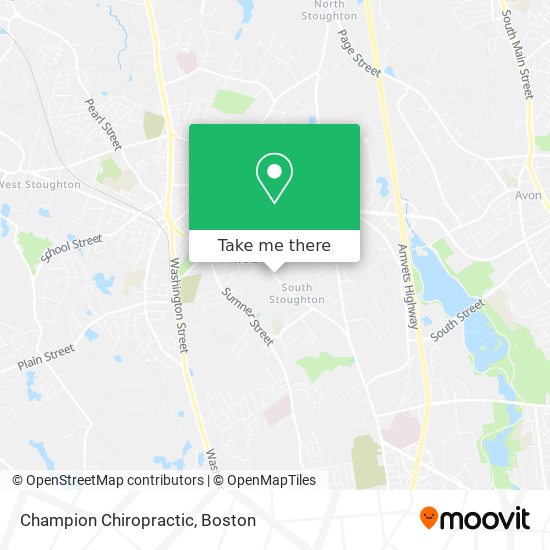 Champion Chiropractic map