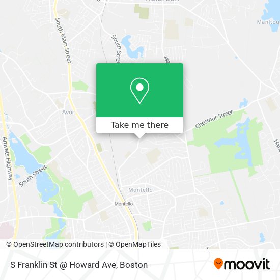 Mapa de S Franklin St @ Howard Ave
