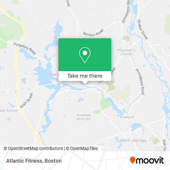 Atlantic Fitness map