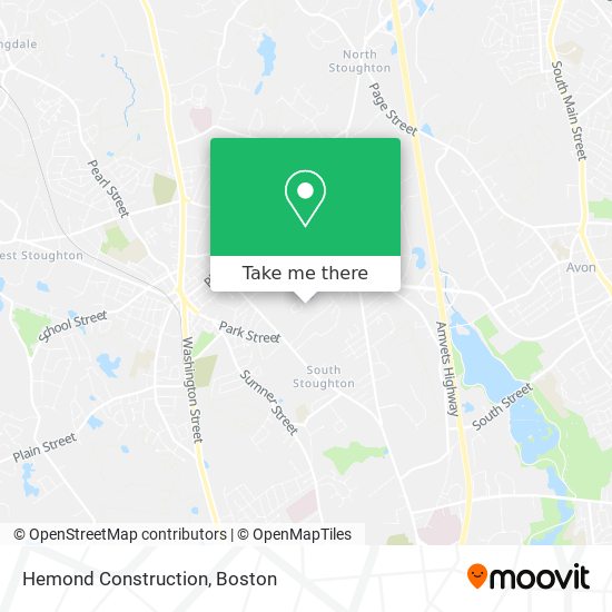 Hemond Construction map