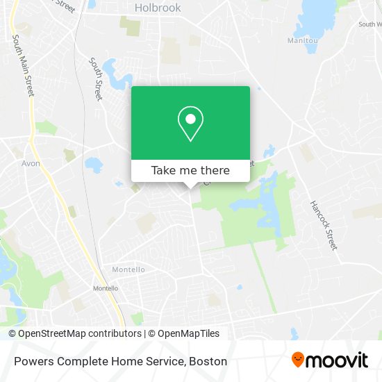 Mapa de Powers Complete Home Service