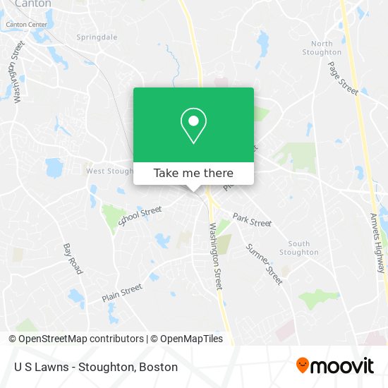 Mapa de U S Lawns - Stoughton