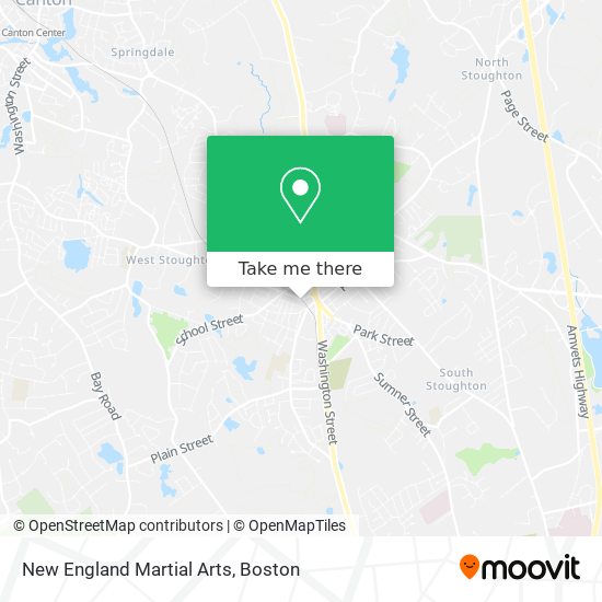 Mapa de New England Martial Arts