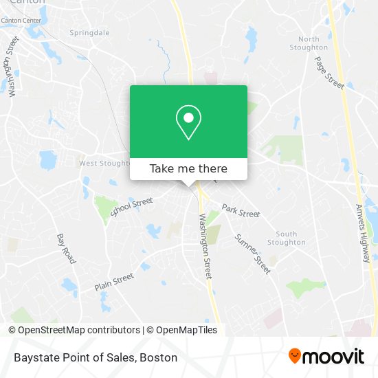 Mapa de Baystate Point of Sales