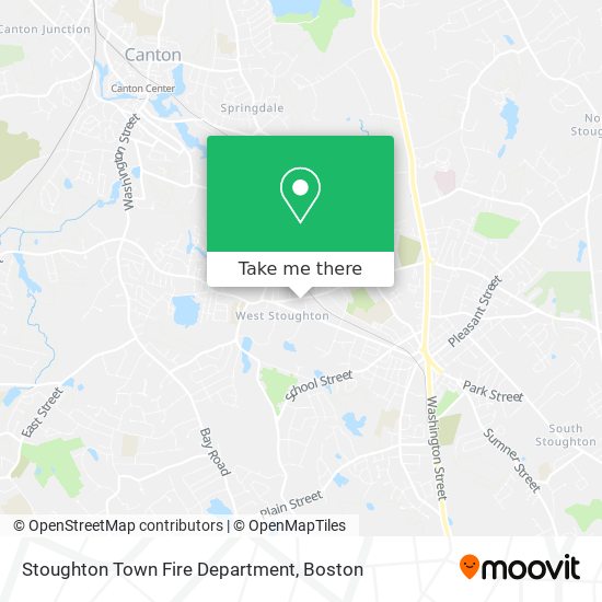 Mapa de Stoughton Town Fire Department