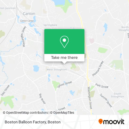 Boston Balloon Factory map