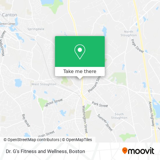 Dr. G's Fitness and Wellness map