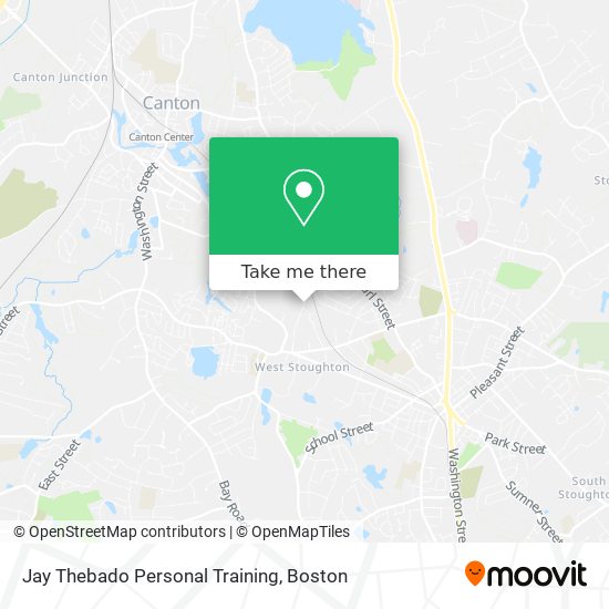 Jay Thebado Personal Training map