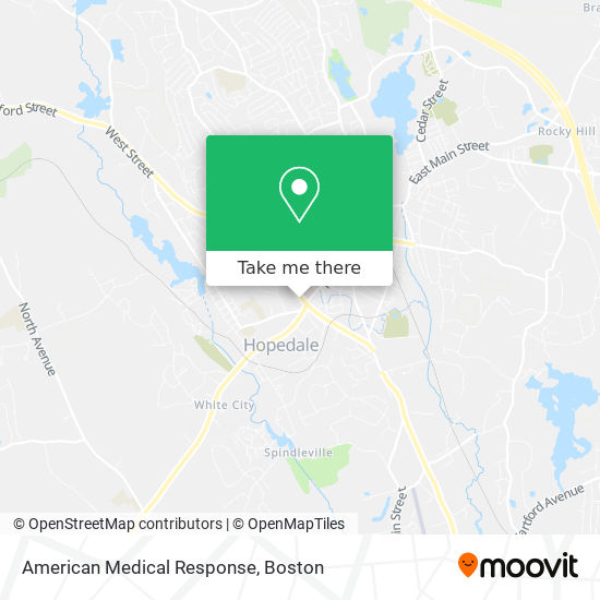 American Medical Response map