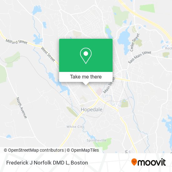 Mapa de Frederick J Norfolk DMD L