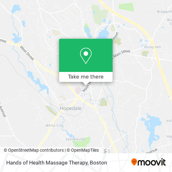 Hands of Health Massage Therapy map