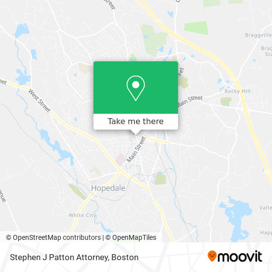 Stephen J Patton Attorney map