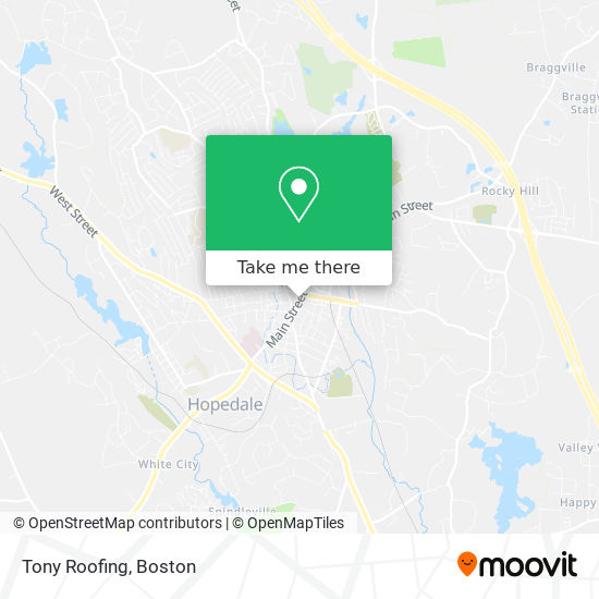 Tony Roofing map