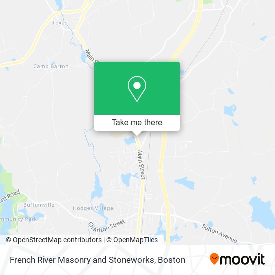 French River Masonry and Stoneworks map