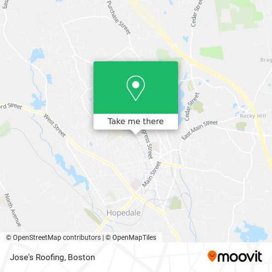 Jose's Roofing map