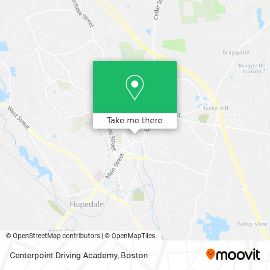 Centerpoint Driving Academy map