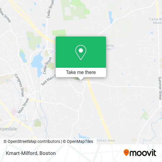 Mapa de Kmart-Milford