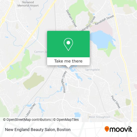 Mapa de New England Beauty Salon