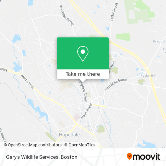 Mapa de Gary's Wildlife Services