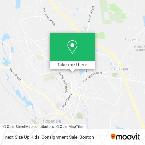 next Size Up Kids' Consignment Sale map