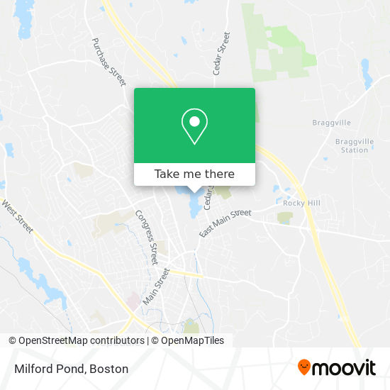 Mapa de Milford Pond