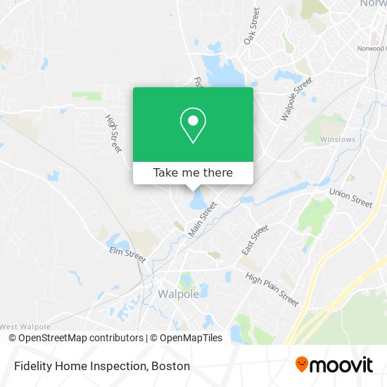 Fidelity Home Inspection map