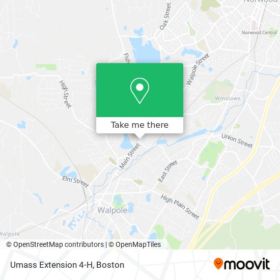 Umass Extension 4-H map