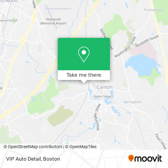 Mapa de VIP Auto Detail