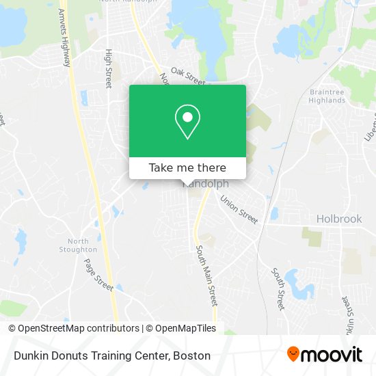 Mapa de Dunkin Donuts Training Center