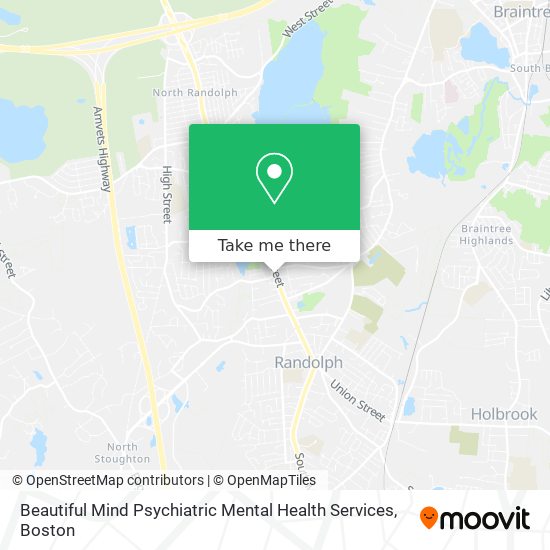 Mapa de Beautiful Mind Psychiatric Mental Health Services