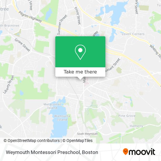 Weymouth Montessori Preschool map