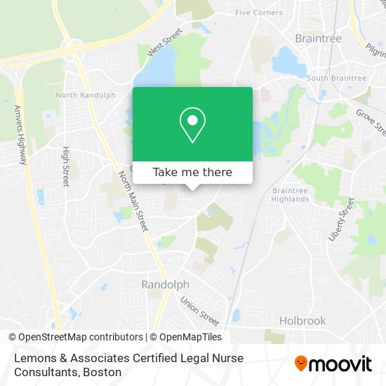 Mapa de Lemons & Associates Certified Legal Nurse Consultants