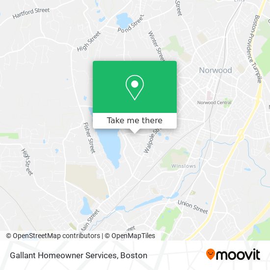 Gallant Homeowner Services map