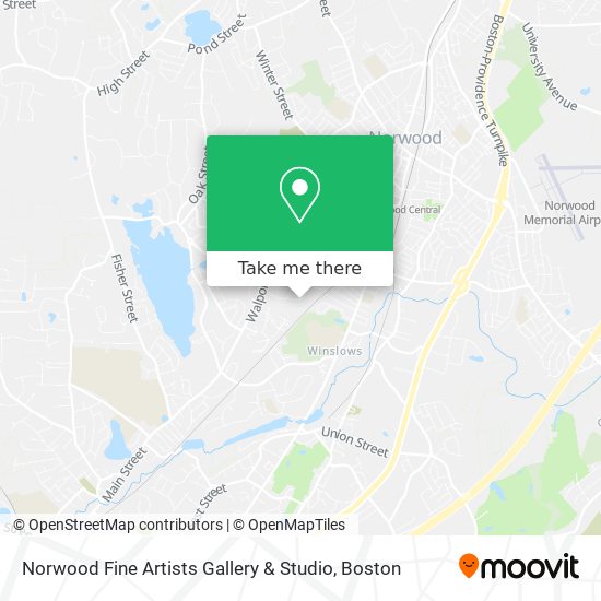 Mapa de Norwood Fine Artists Gallery & Studio