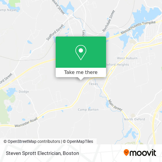 Steven Sprott Electrician map