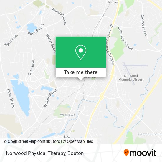 Mapa de Norwood Physical Therapy