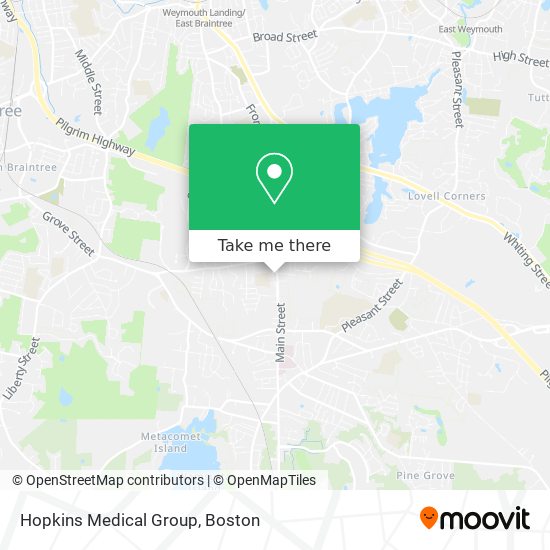Mapa de Hopkins Medical Group