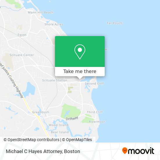 Michael C Hayes Attorney map