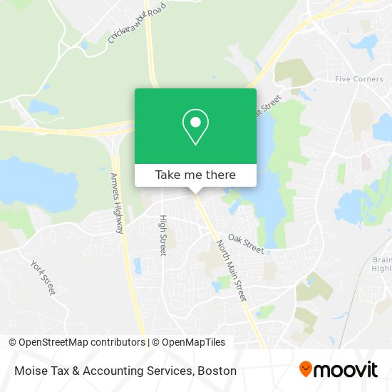 Moise Tax & Accounting Services map