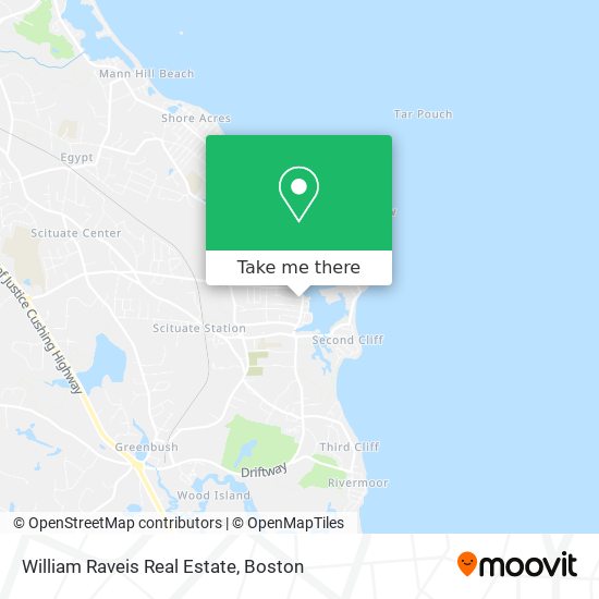 William Raveis Real Estate map