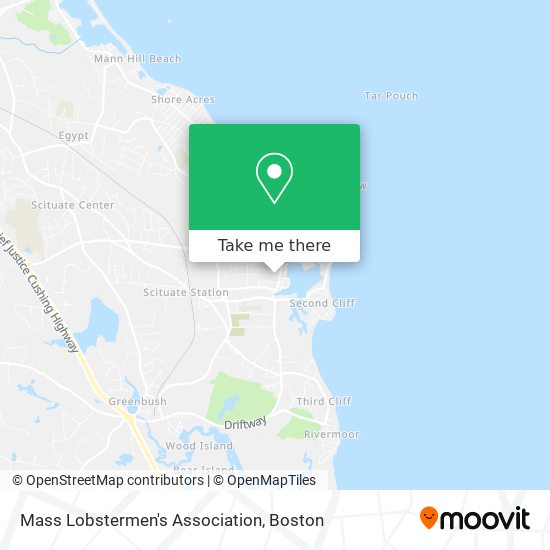 Mass Lobstermen's Association map