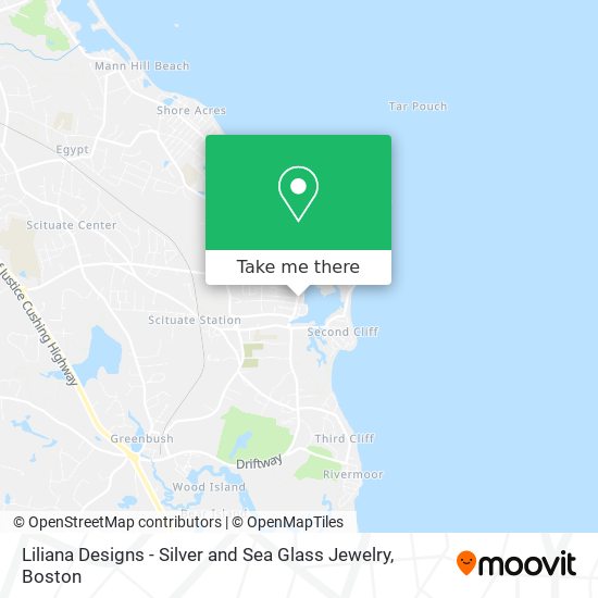 Liliana Designs - Silver and Sea Glass Jewelry map